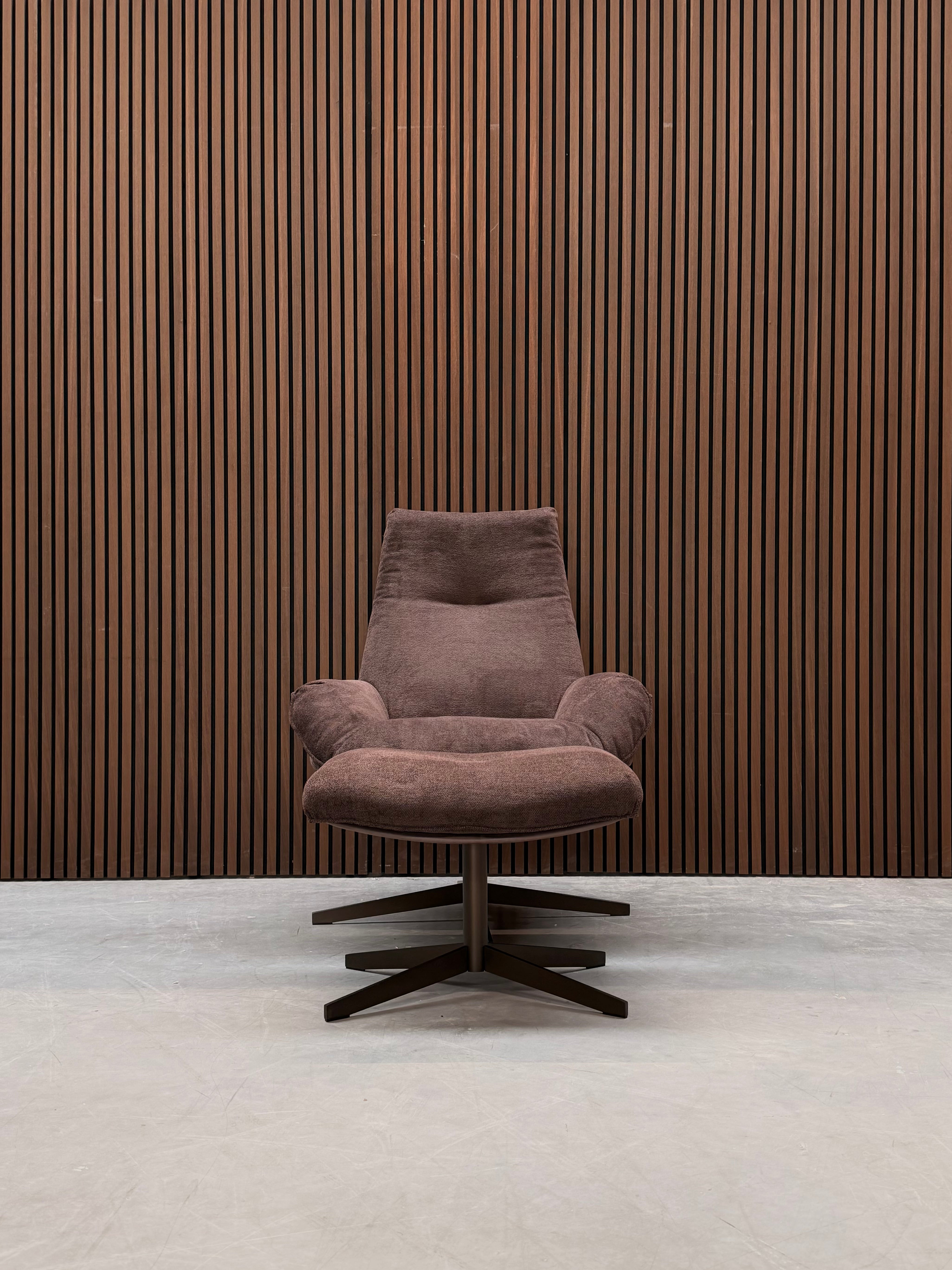 Daron Fauteuil by Bielefelder Werkstätten - Gascone Ristretto