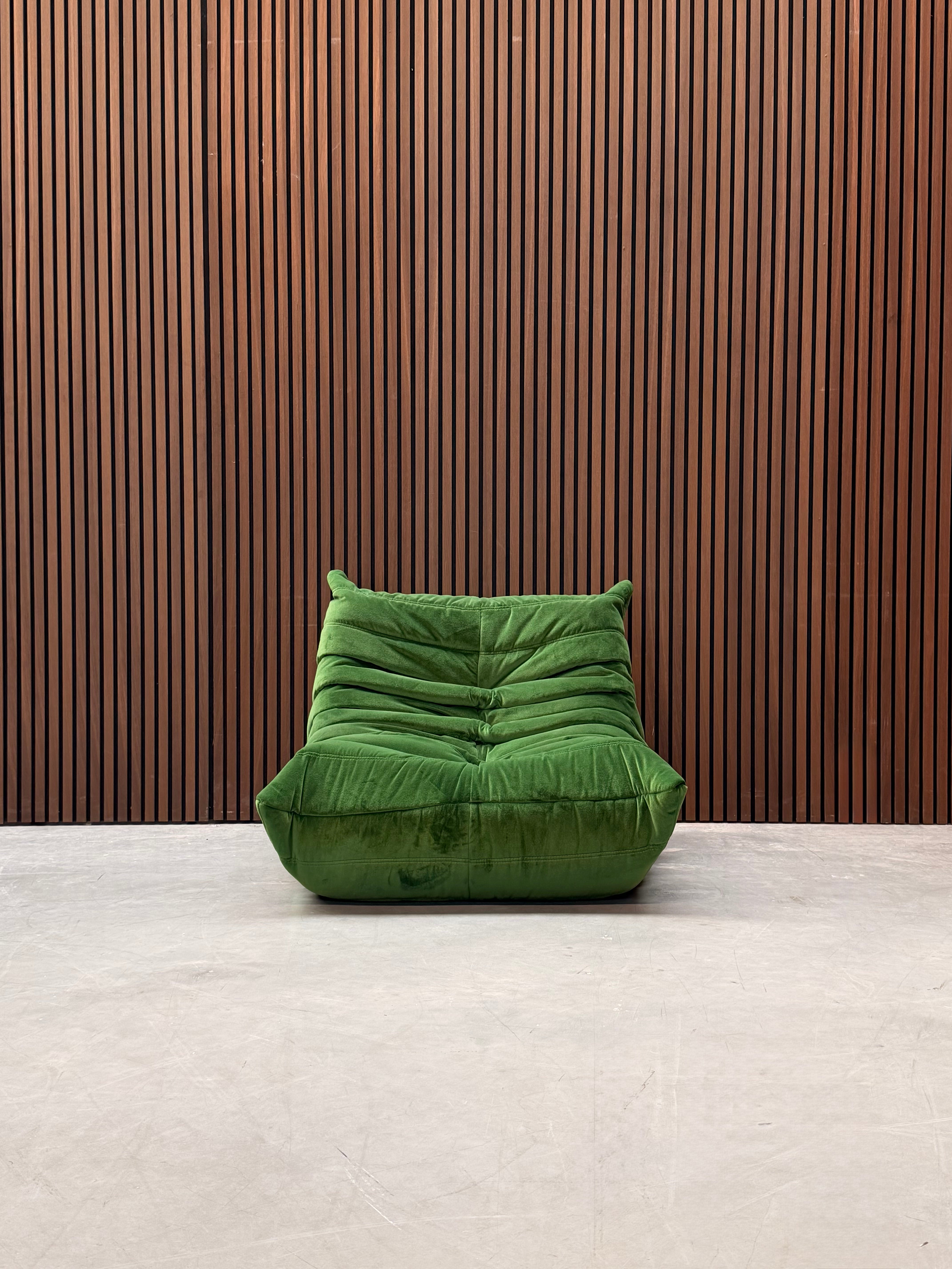 Ligne Roset Togo Lounge Chair - One-seater - Velvet Green