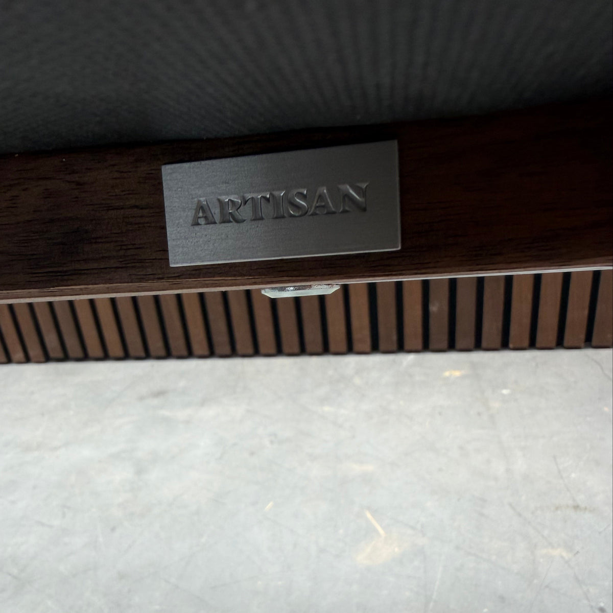 Artisan Neva Light Chair - Zenith Black Leather European Walnut