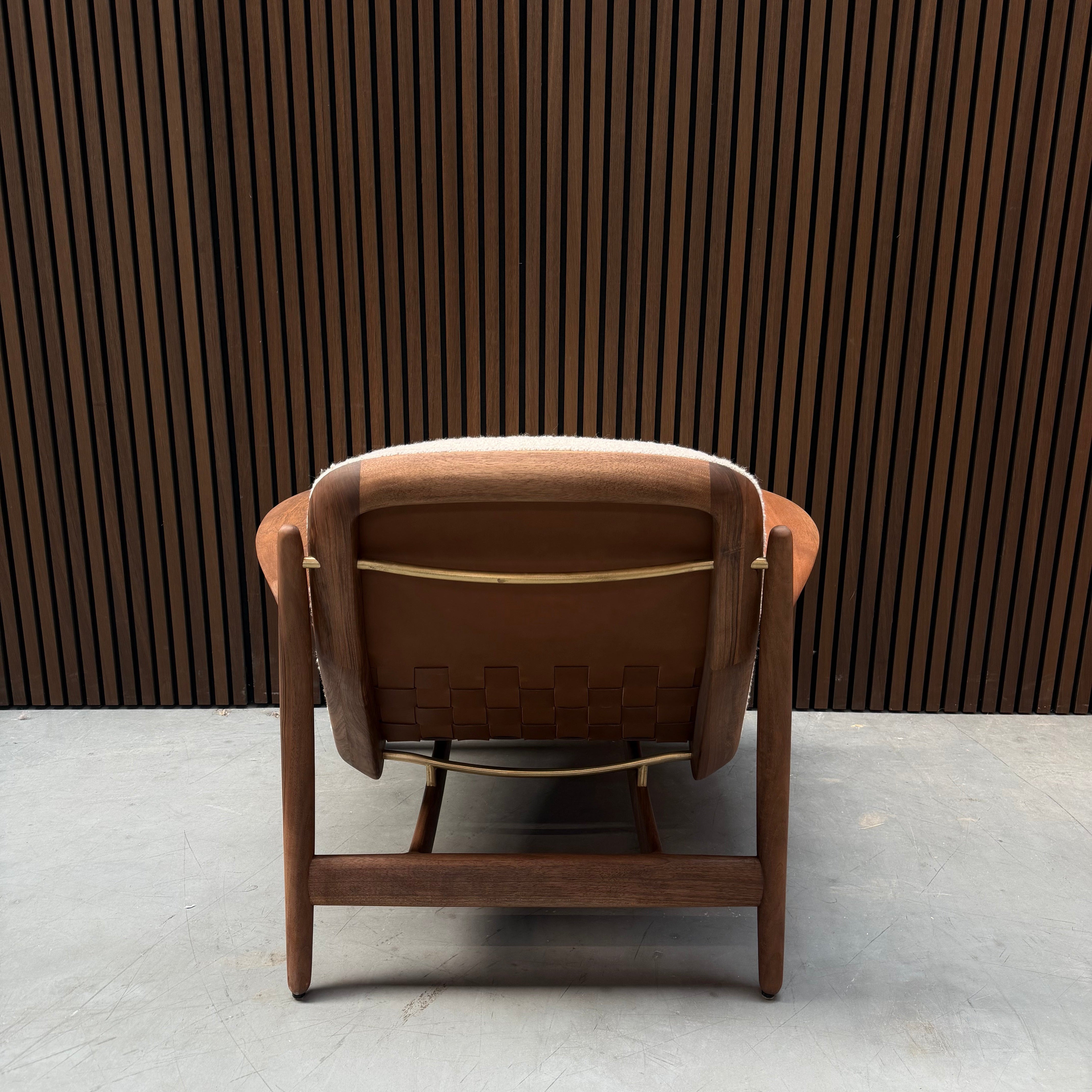 Artisan Nila Lounge Trimmed Chair- Karakorum European Walnut