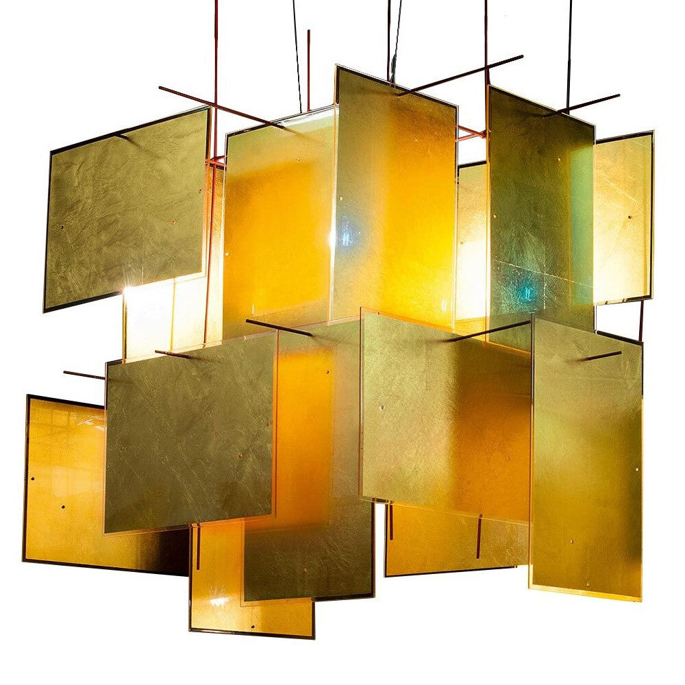 Ingo Maurer 1000 Karat Blau Suspension Lamp