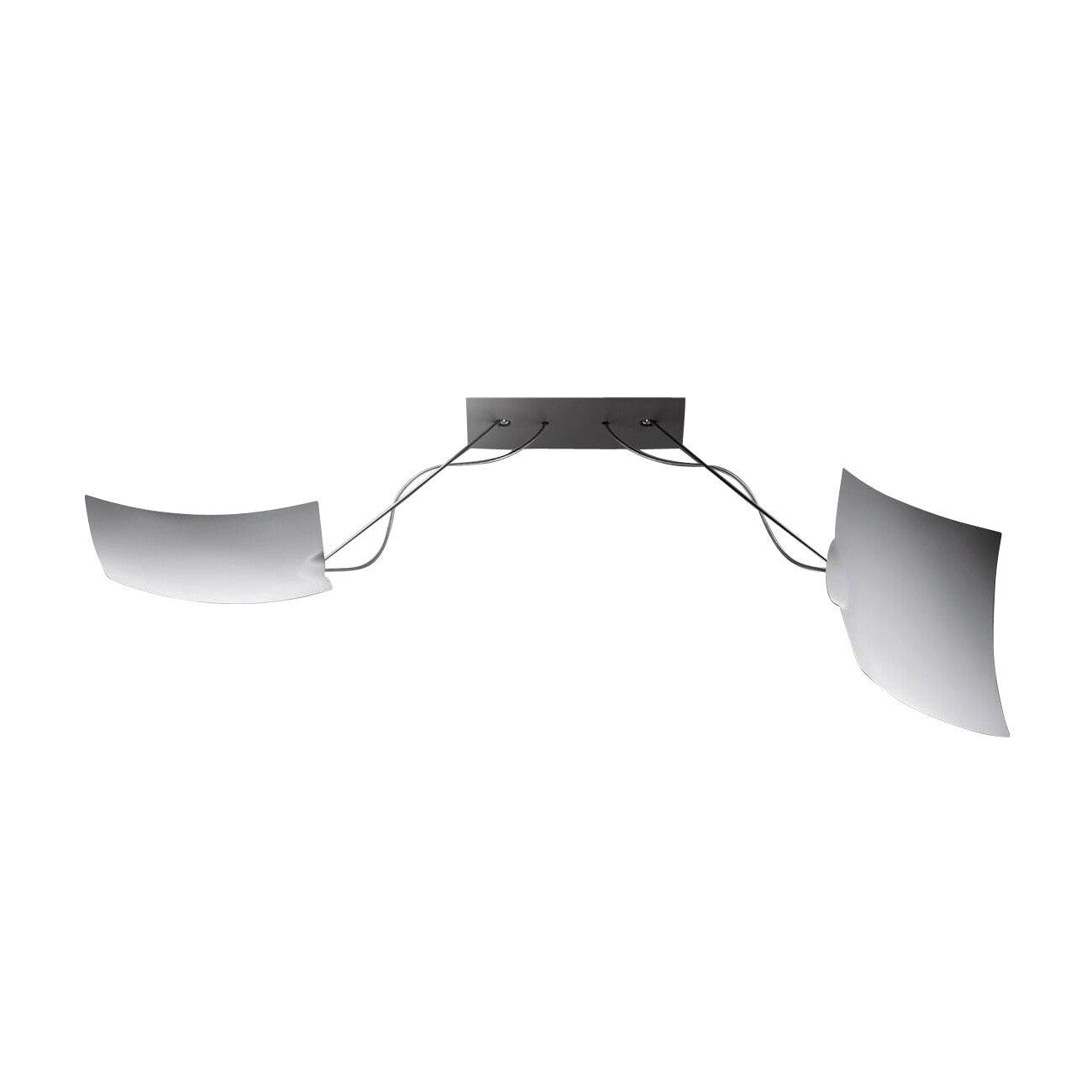 Ingo Maurer 2 x 18x18 LED Ceiling / Wall Lamp