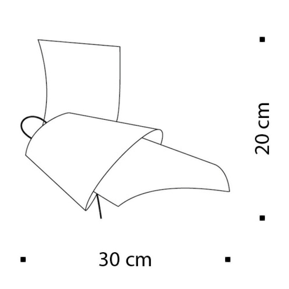 Ingo Maurer Oop's 2 Wall Lamp