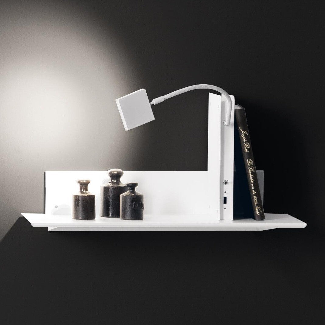 Ingo Maurer Oskar on the Shelf LED Shelf Lamp with Shelf