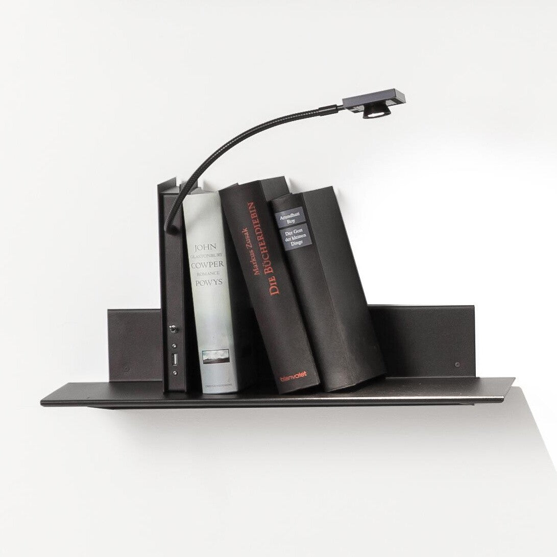 Ingo Maurer Oskar on the Shelf LED Shelf Lamp with Shelf