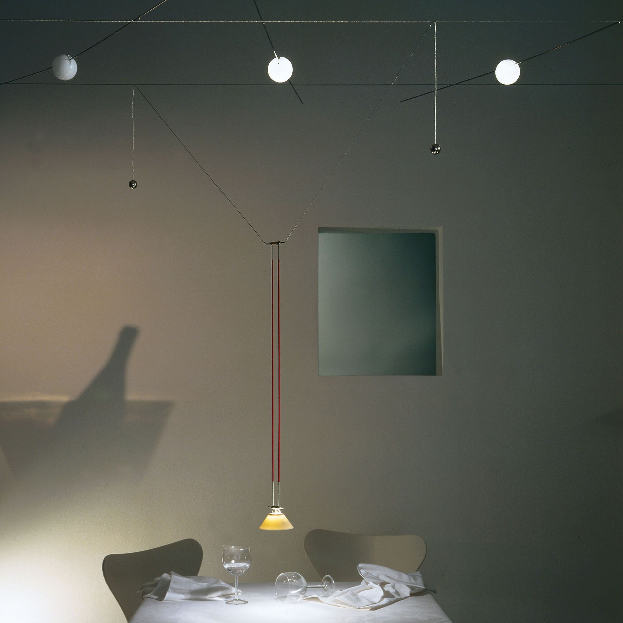 Ingo Maurer YaYaHo Set A Lighting System With 1 Mirror