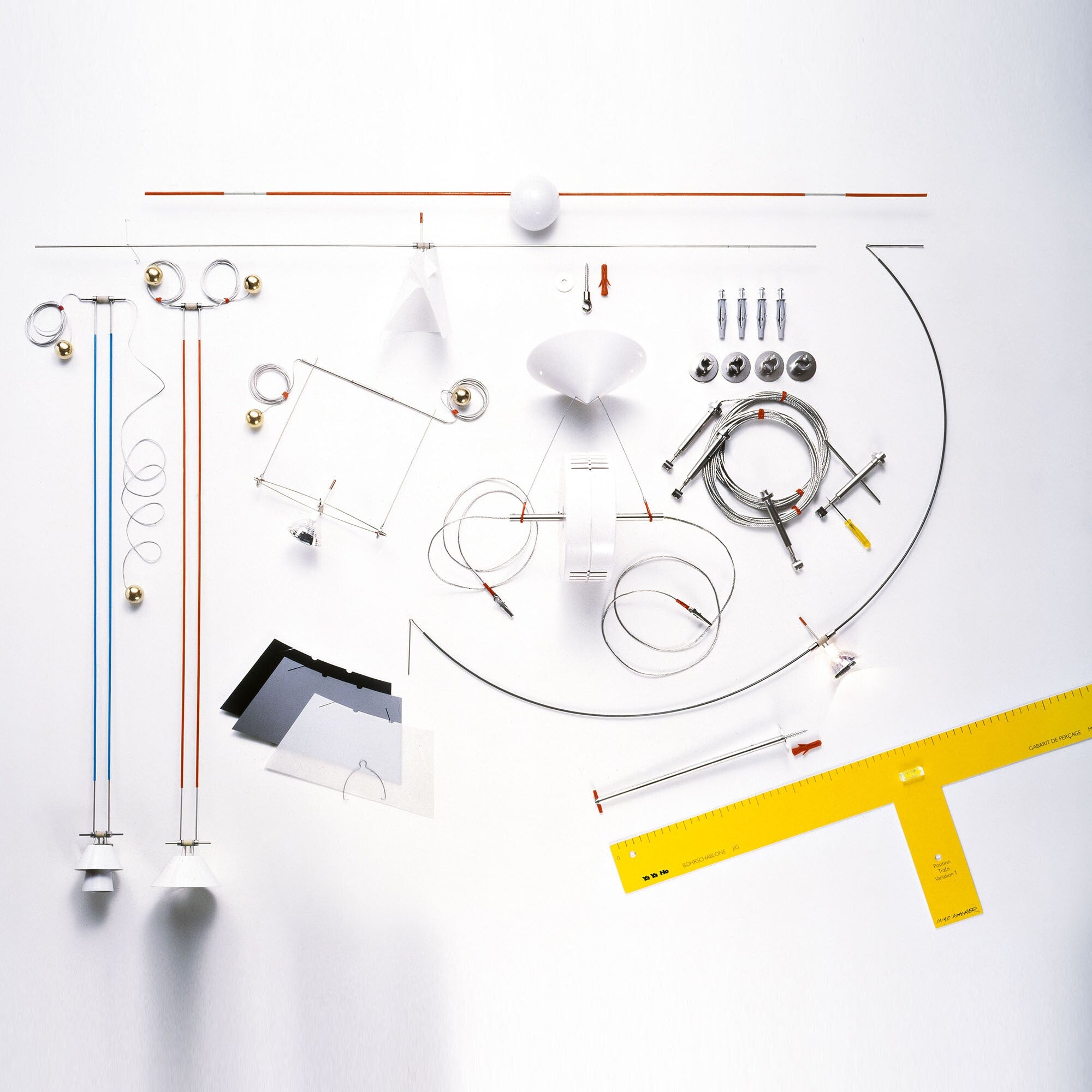 Ingo Maurer YaYaHo Set A Lighting System With 1 Mirror