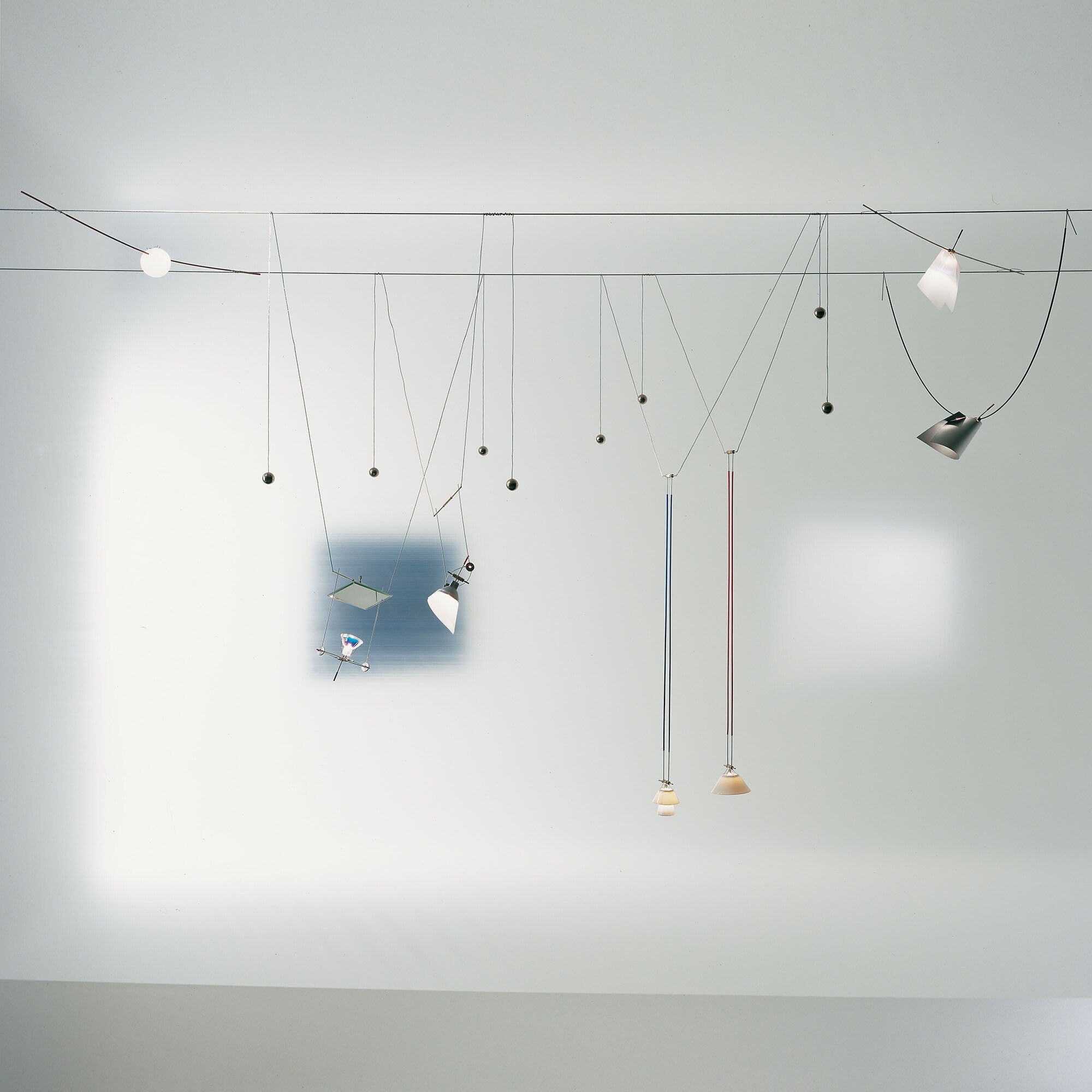 Ingo Maurer YaYaHo Set A Lighting System With 1 Mirror