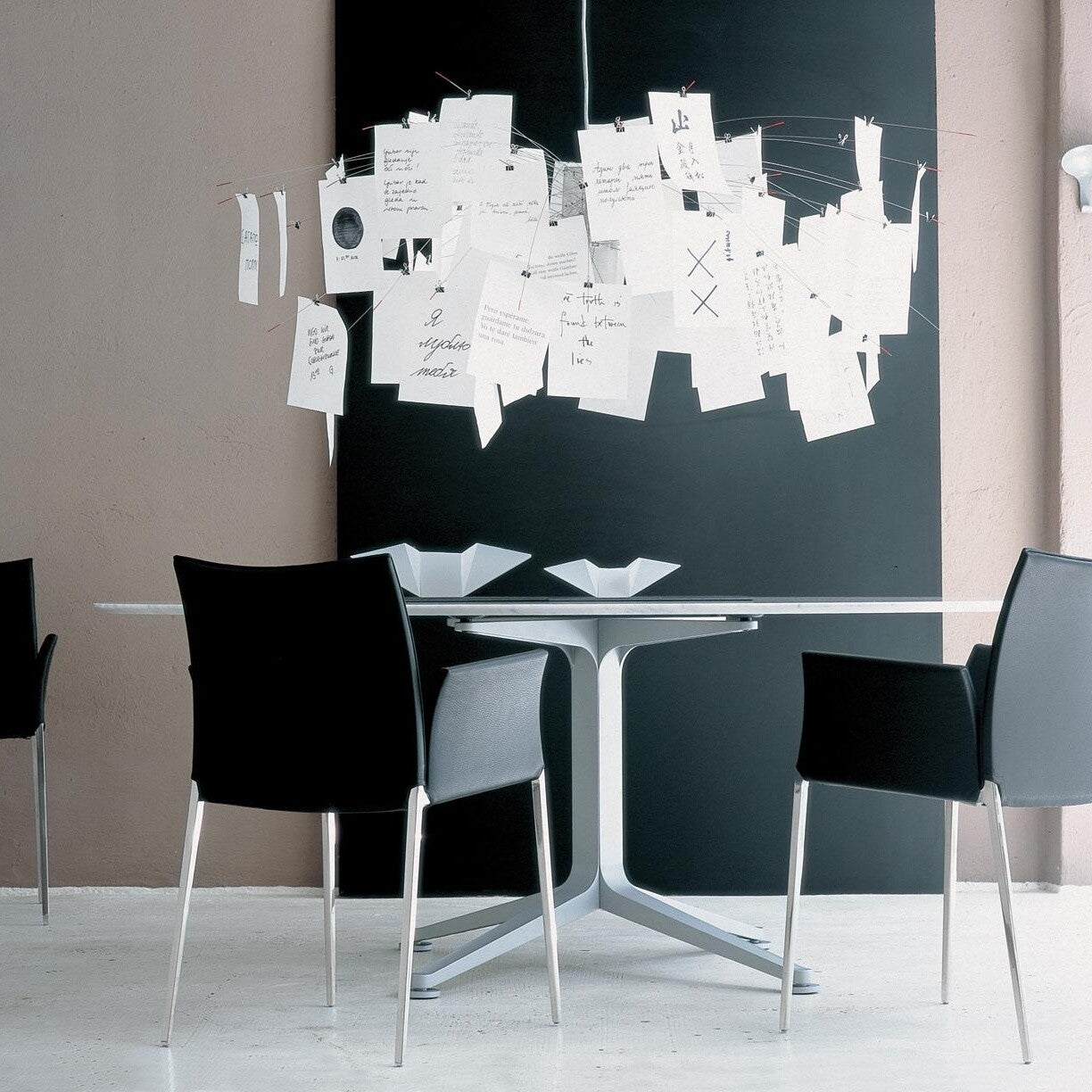 Ingo Maurer Zettel'z 5 Suspension Lamp Ø120cm