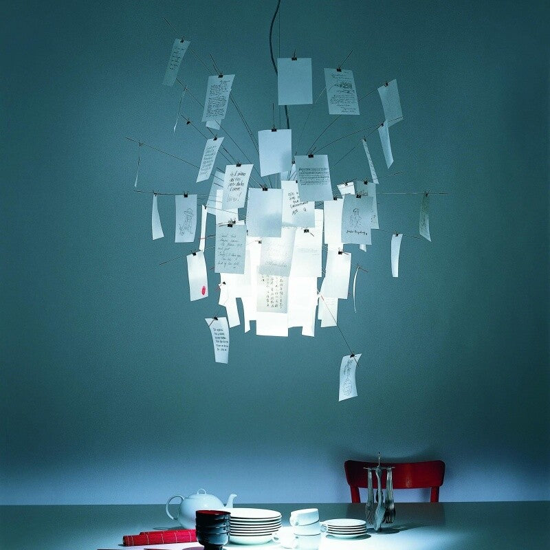 Ingo Maurer Zettel'z 5 Suspension Lamp Ø80cm