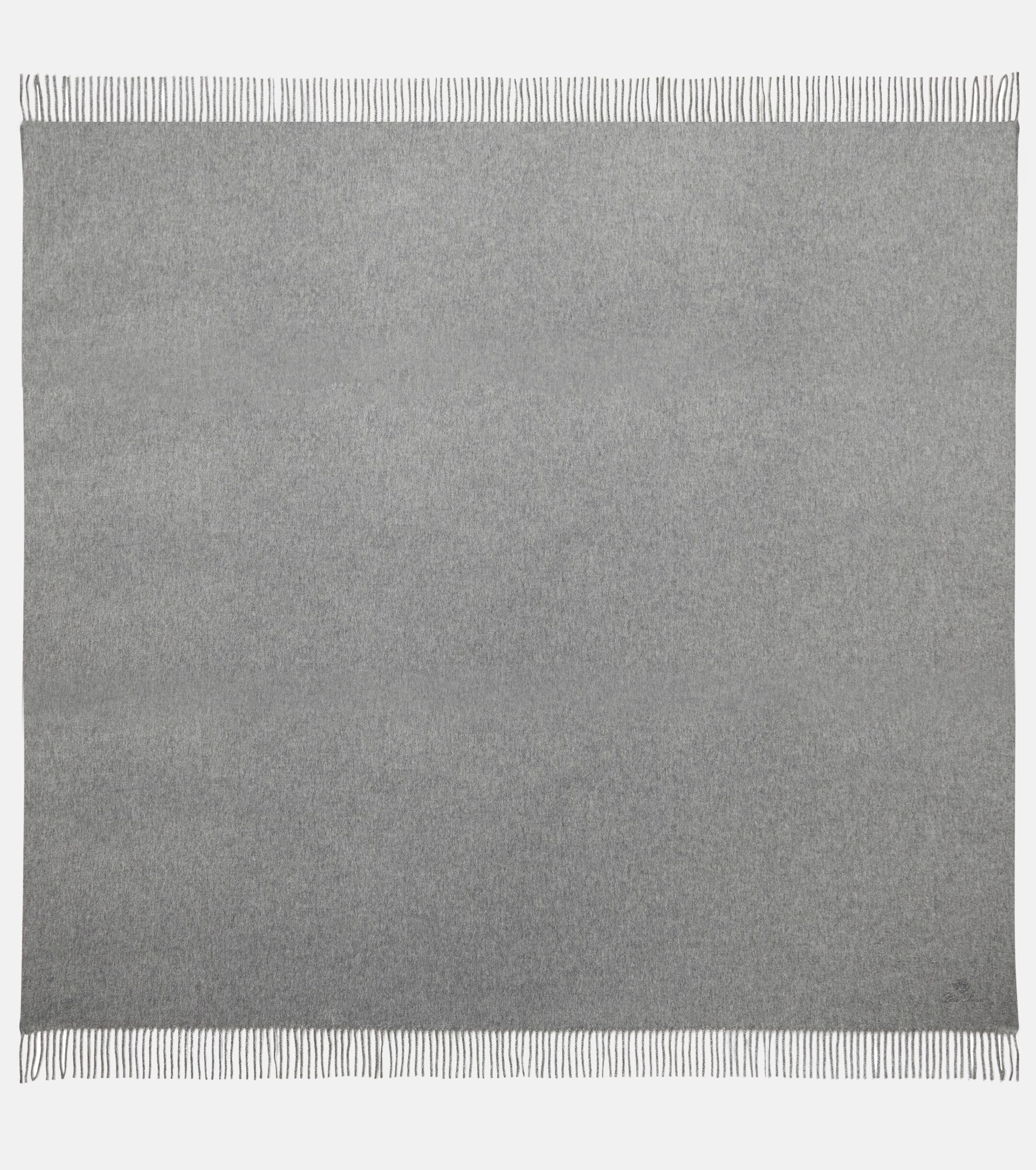 Loro Piana Unito fringed cashmere blanket