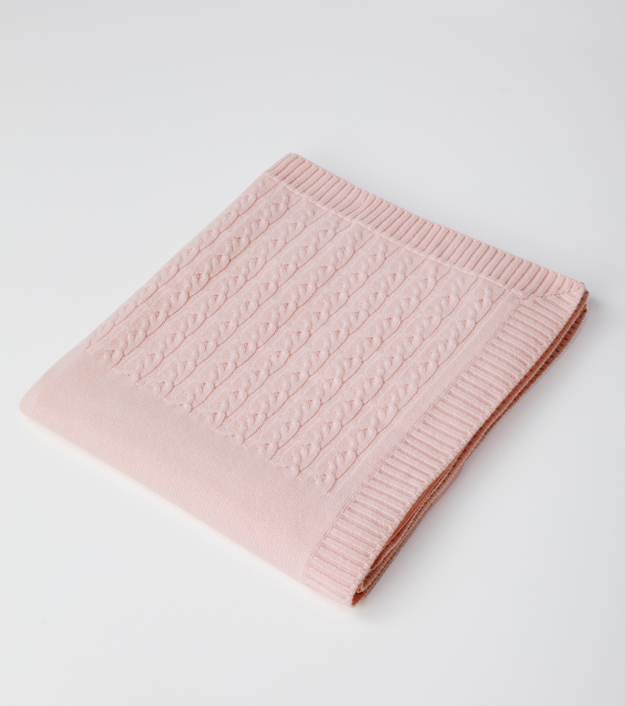 Loro Piana Cable-knit cashmere blanket