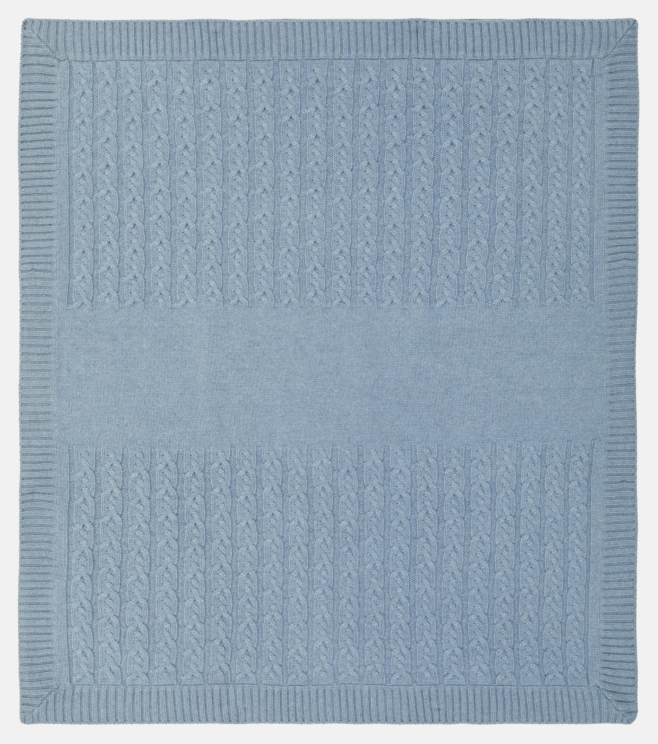 Loro Piana Cable-knit cashmere blanket