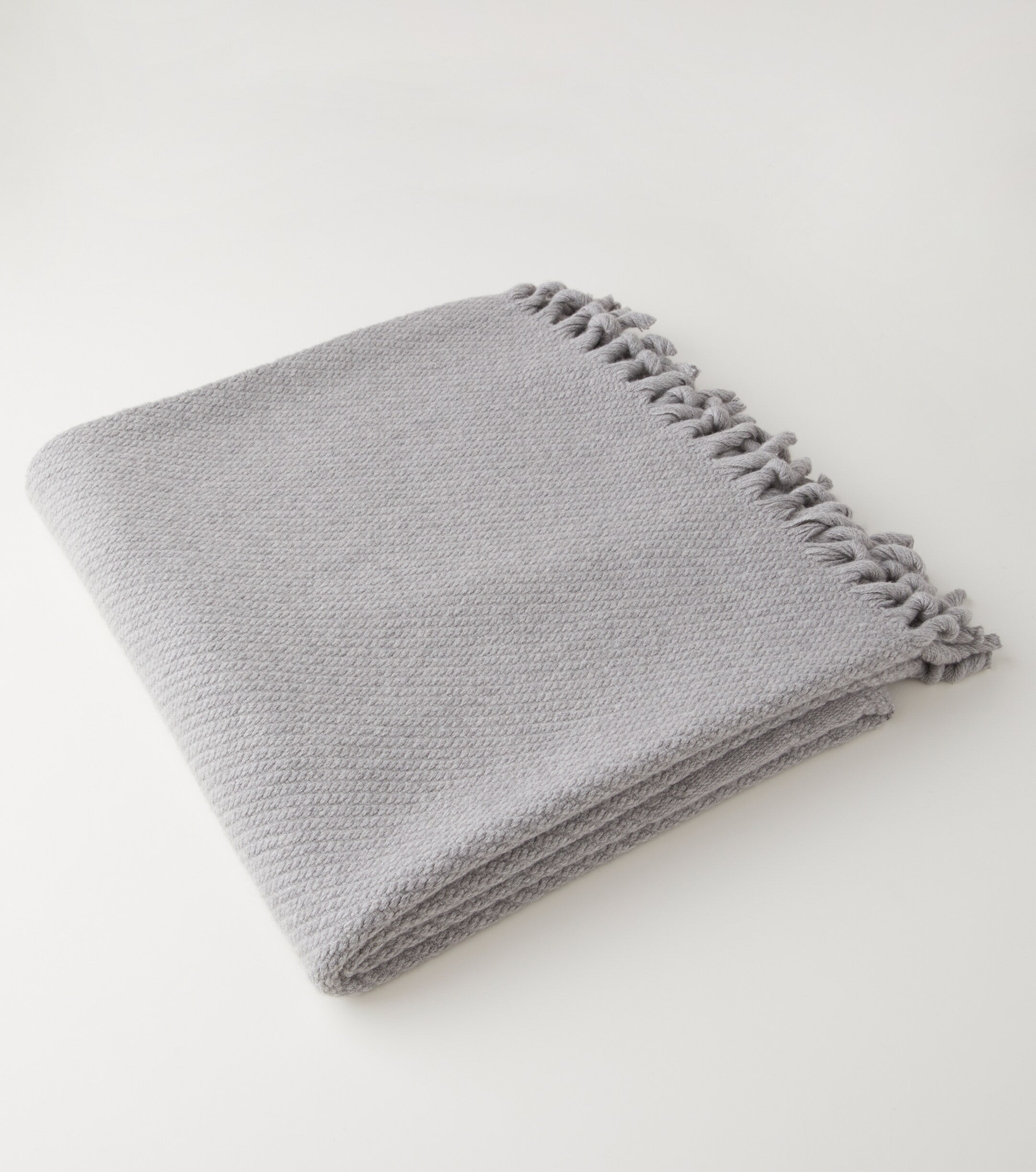 Loro Piana Logo jacquard cashmere throw