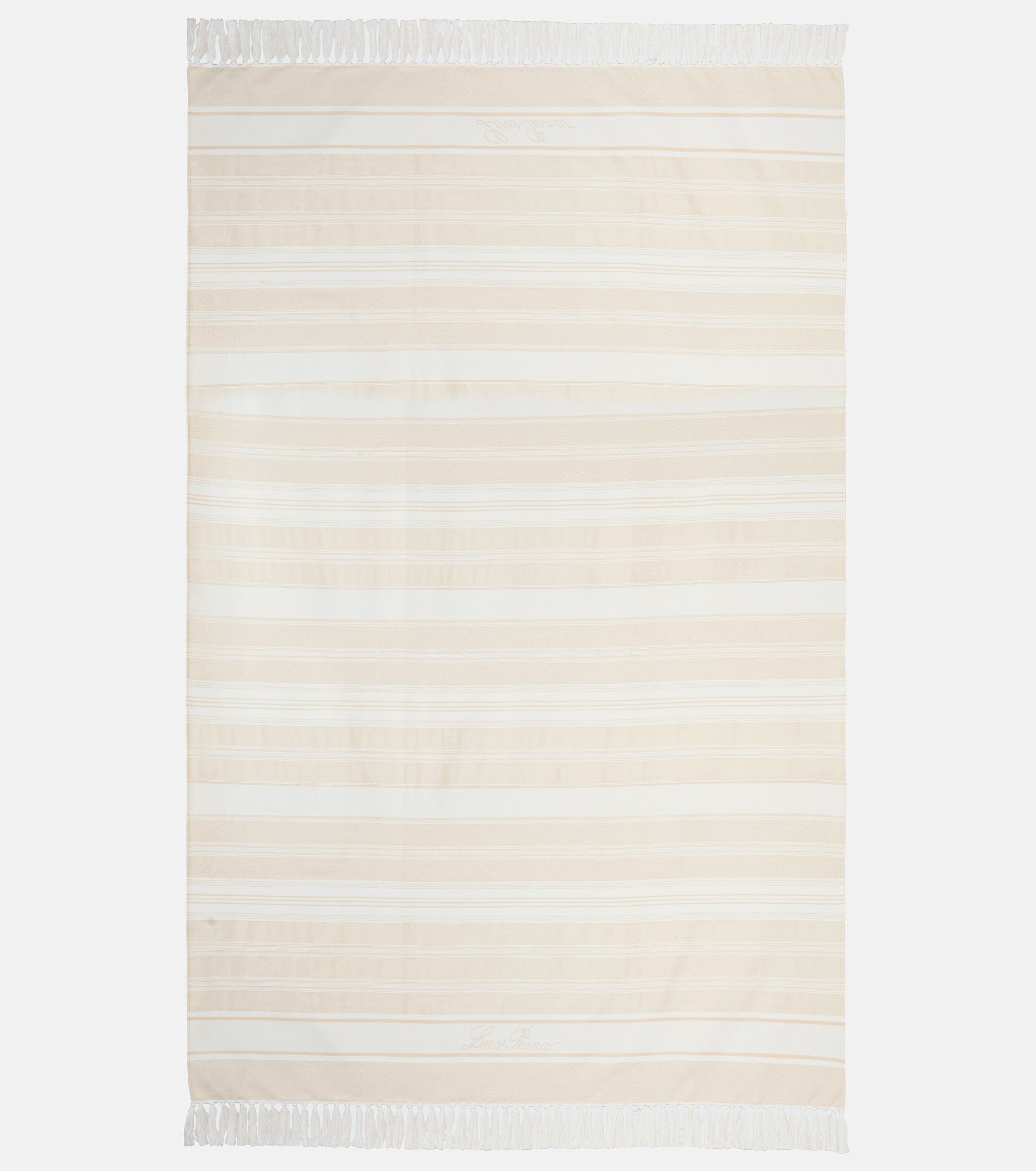 Loro Piana Striped cotton beach towel