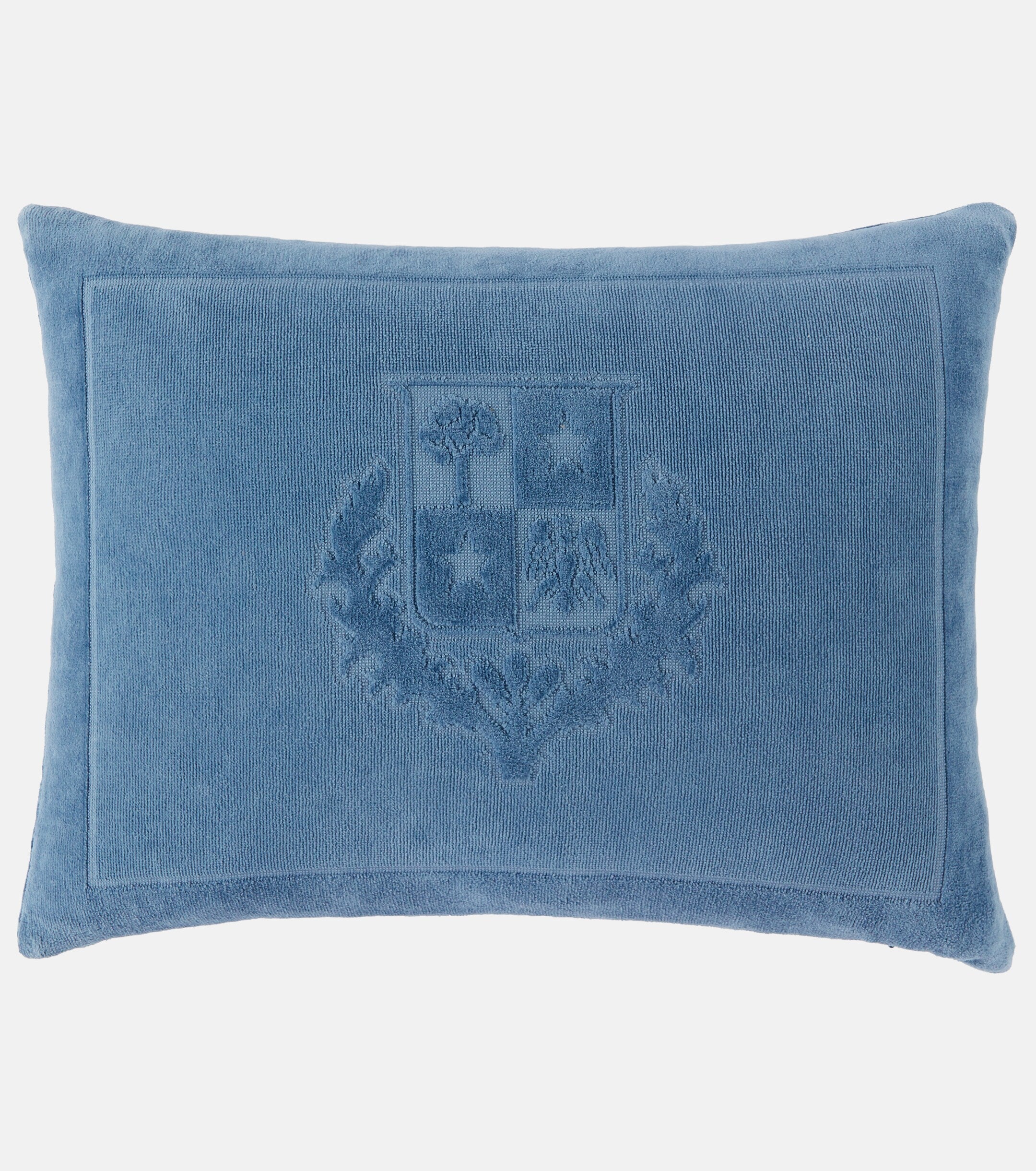 Loro Piana Crest cotton terry beach pillow