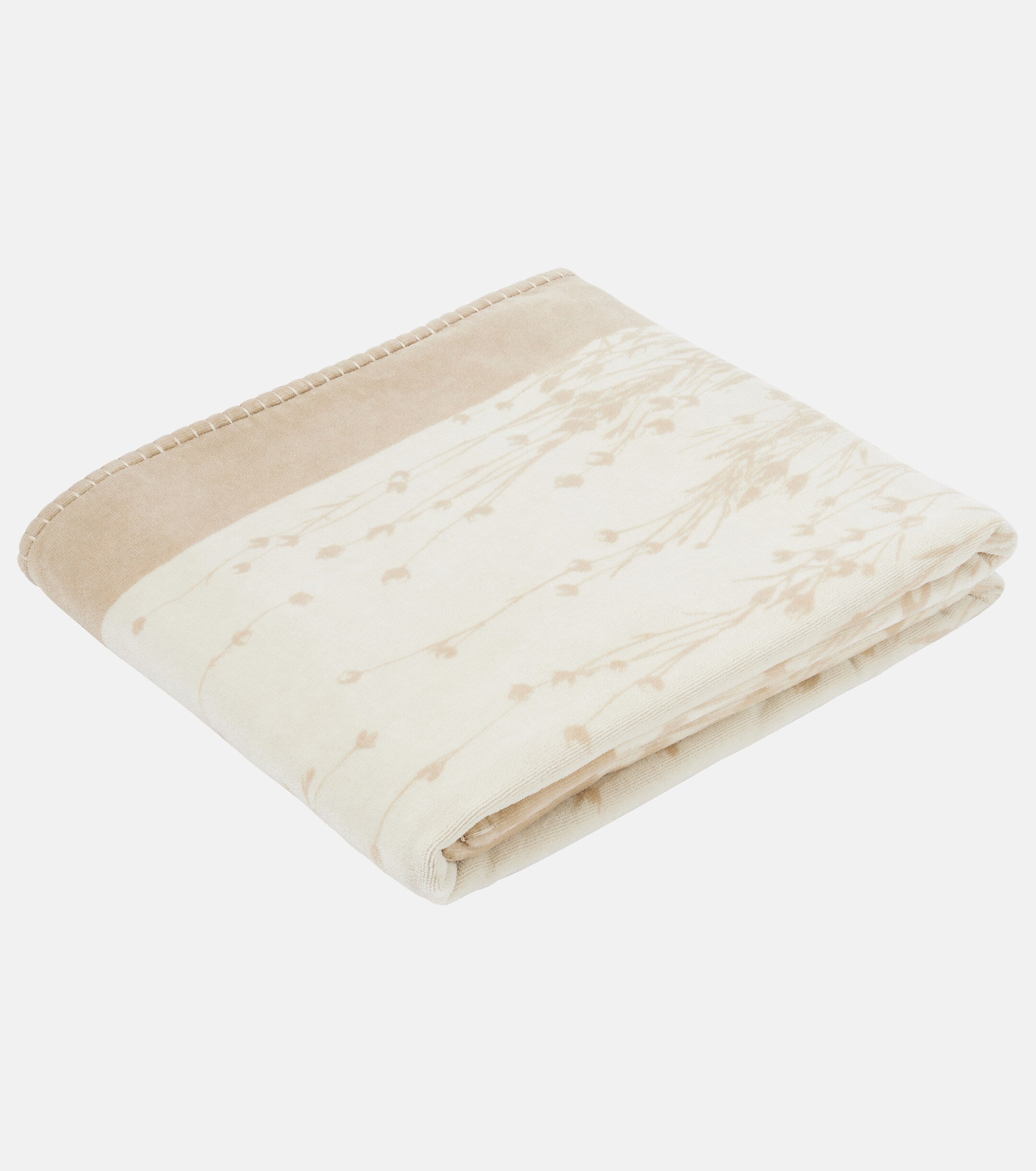 Loro Piana Crest cotton beach towel