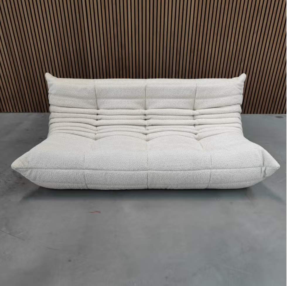 Ligne Roset Togo 3-Seater Sofa – Beige Boucle