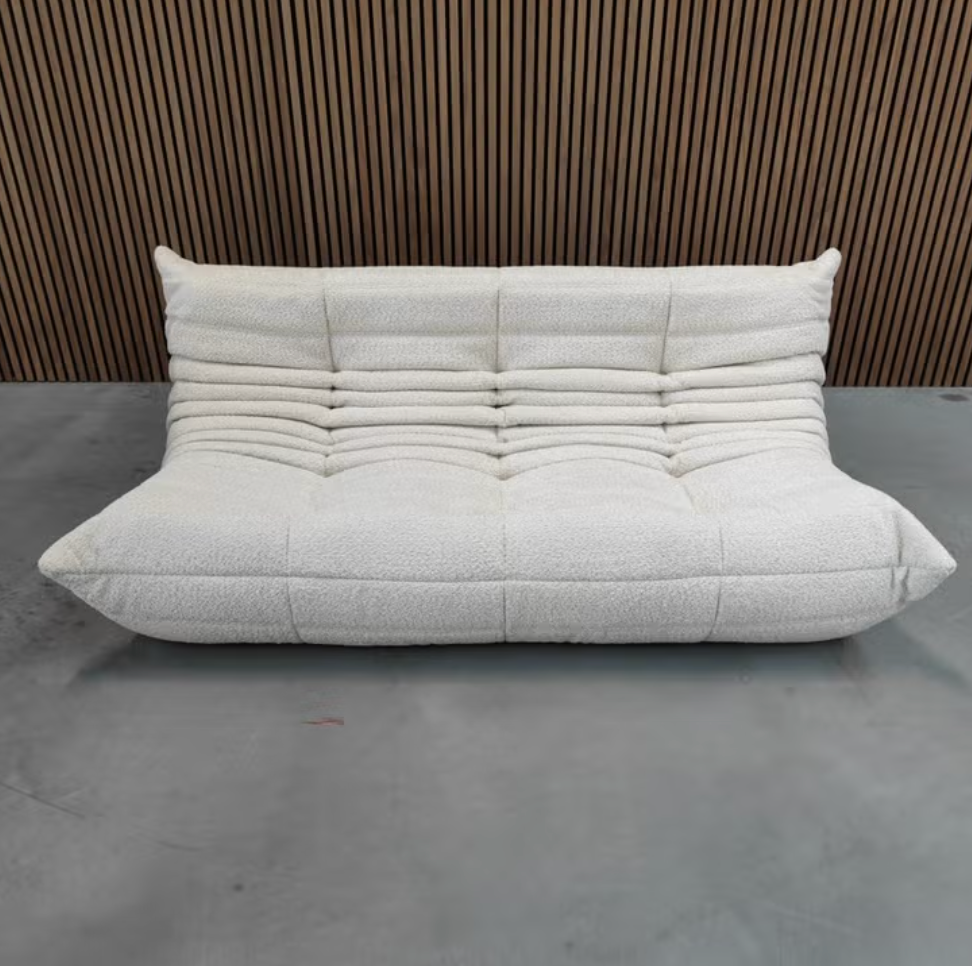 Ligne Roset Togo 3-Seater Sofa – Beige Boucle