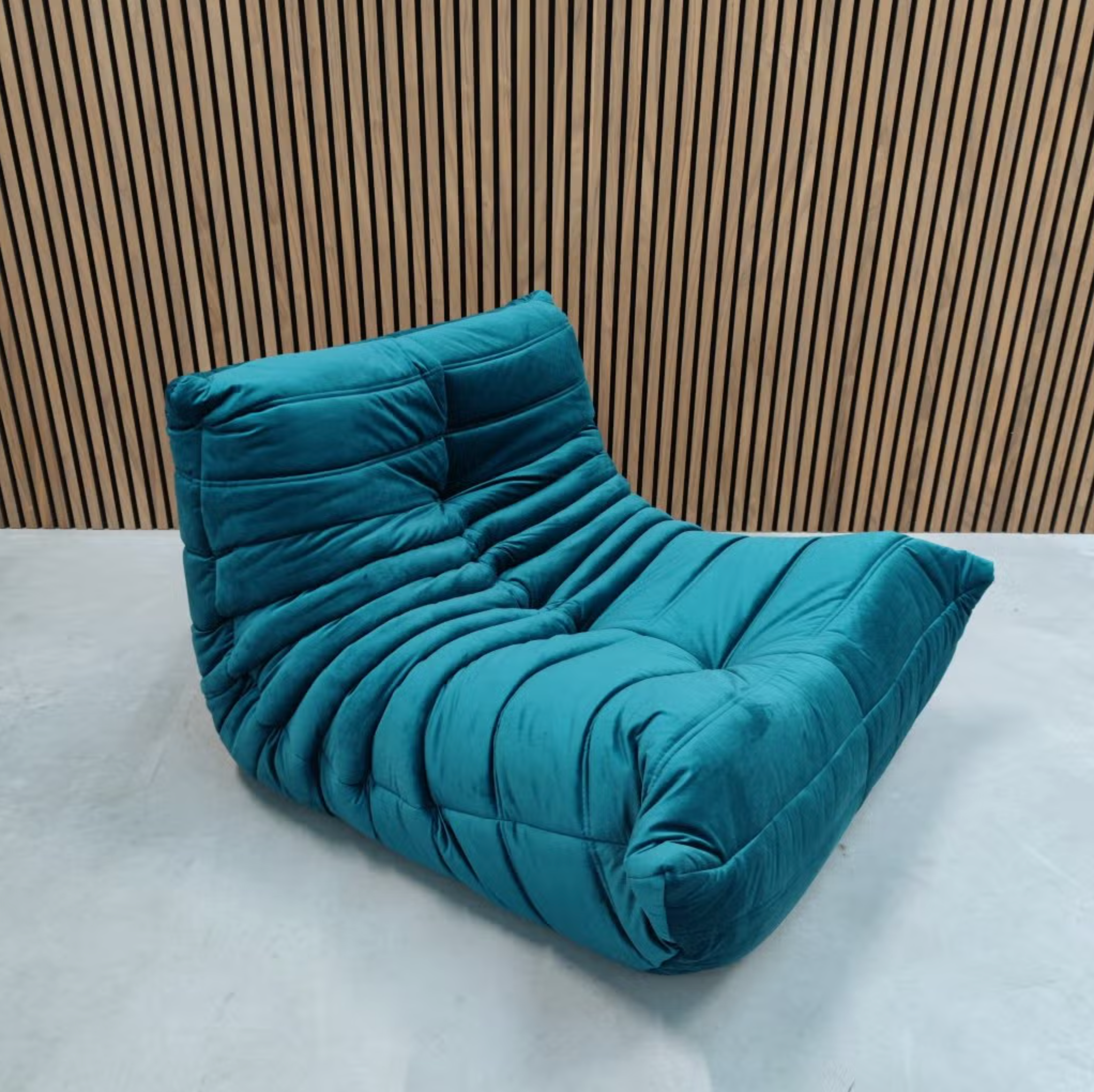 Ligne Roset Togo 1-Seater - Blue Velvet