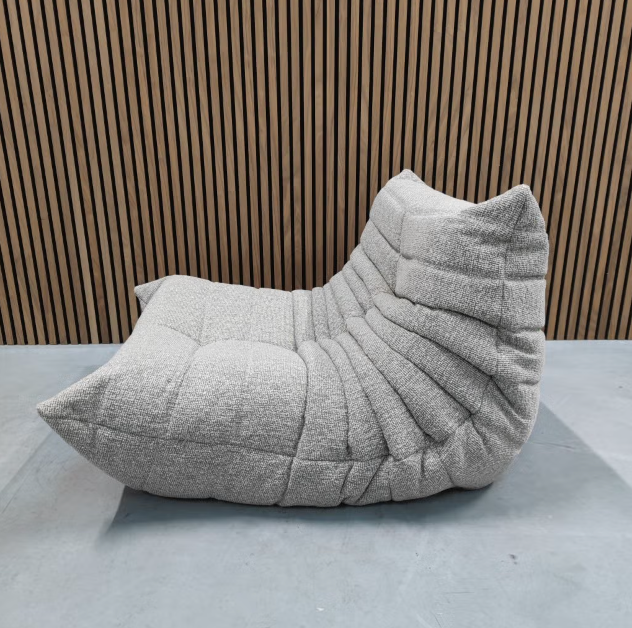 Ligne Roset Togo 1-Seater – Grey Wool Blend