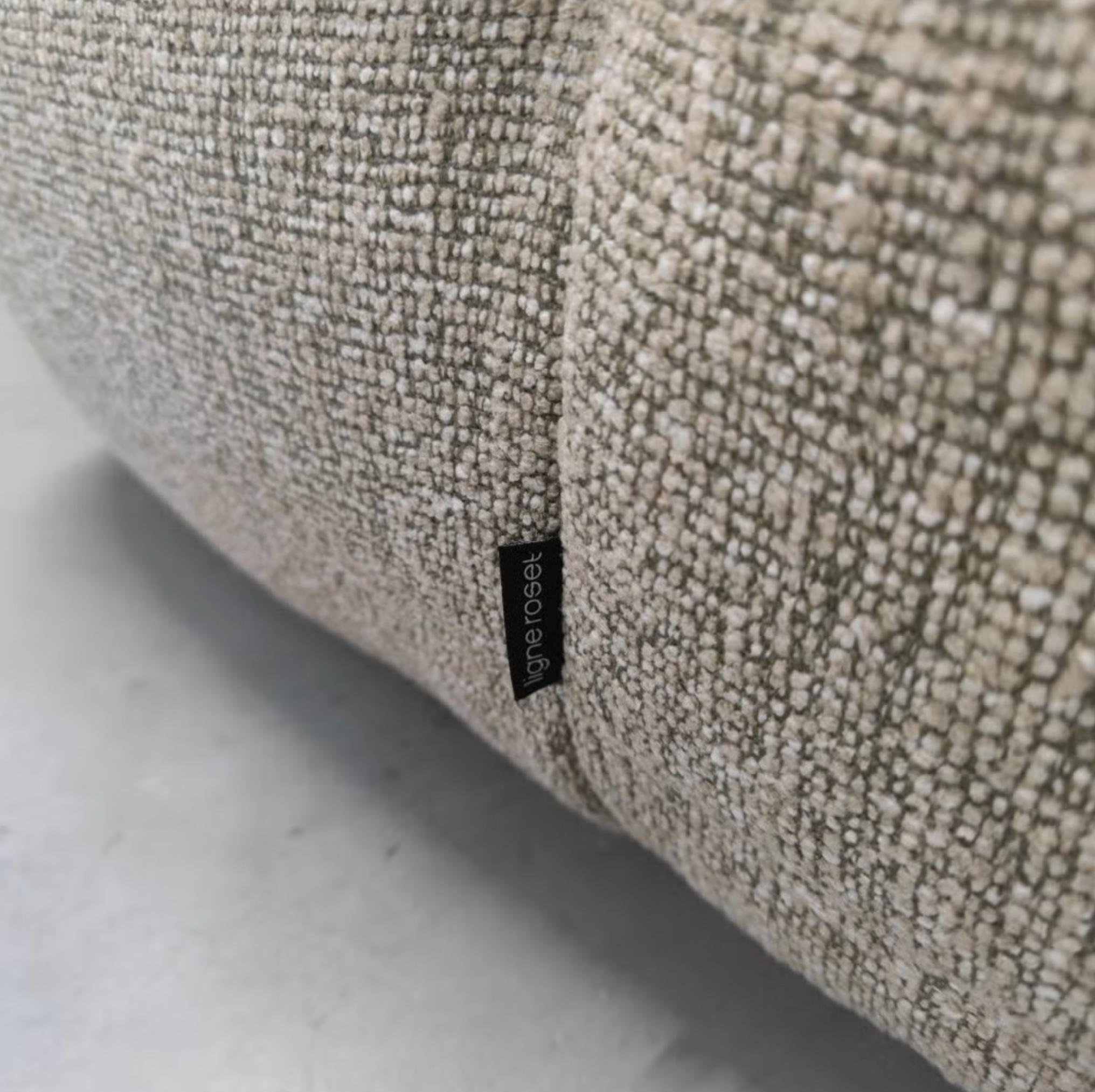 Ligne Roset Togo 1-Seater – Grey Wool Blend