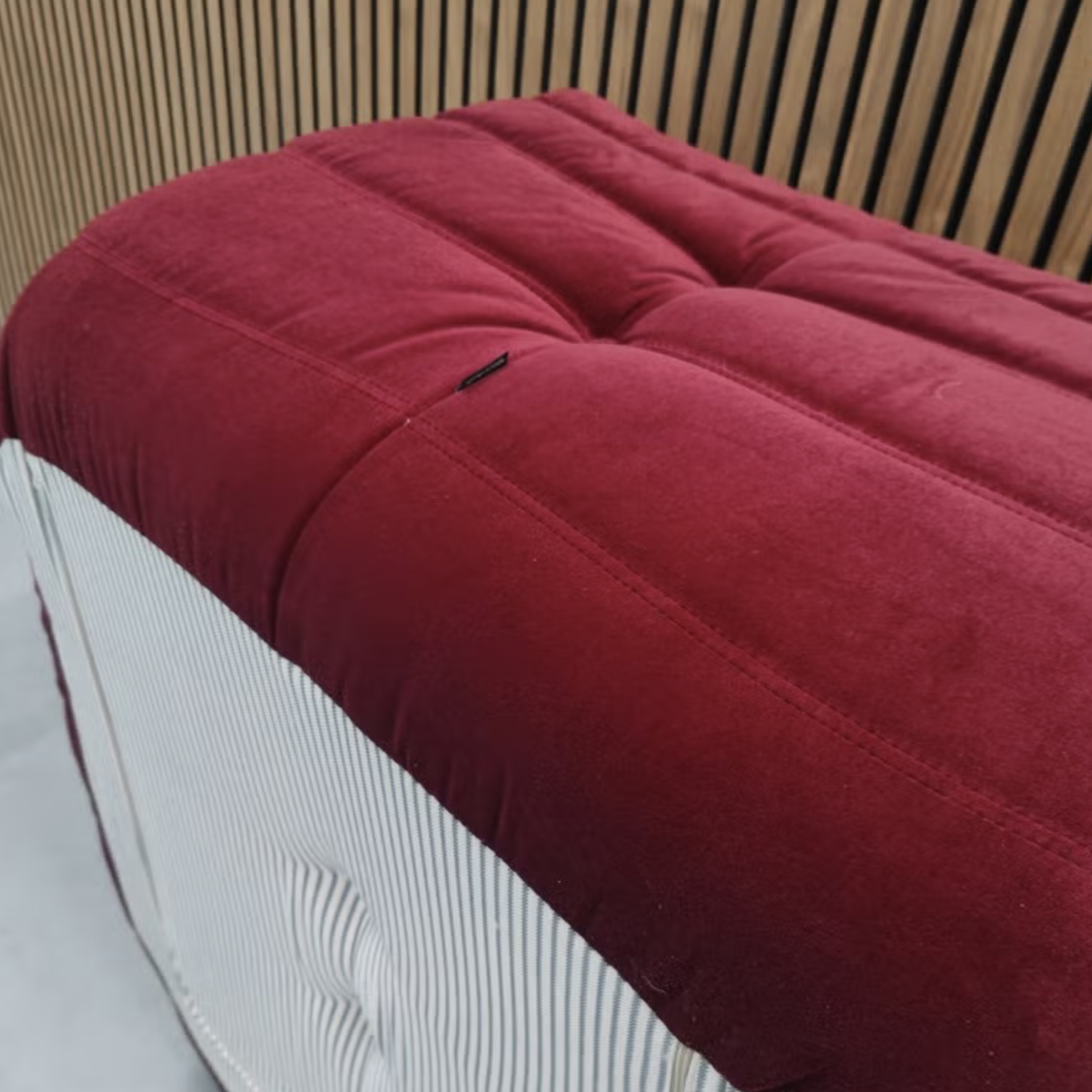 Ligne Roset Togo 1-Seater - Nabab Cerise Velvet