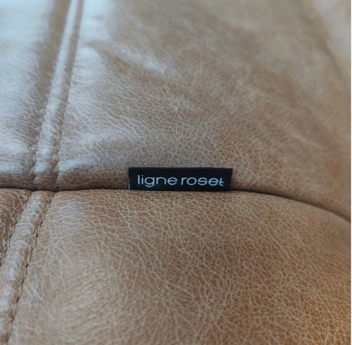 Ligne Roset Togo Fireside Chair – Cognac Leather