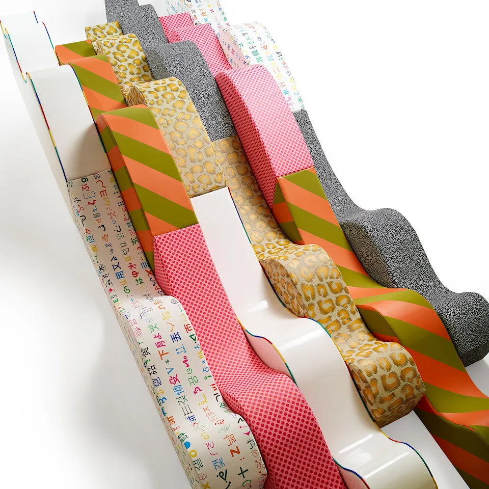 Poltronova Superonda Stripes Sofa