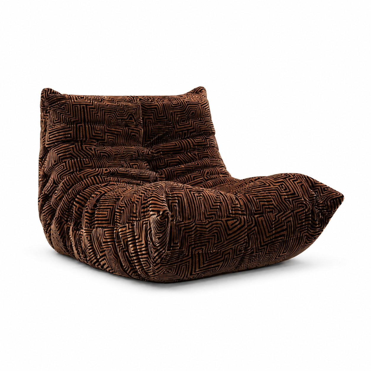 Ligne Roset Togo 1-Seater – Brown Dedar Fabric