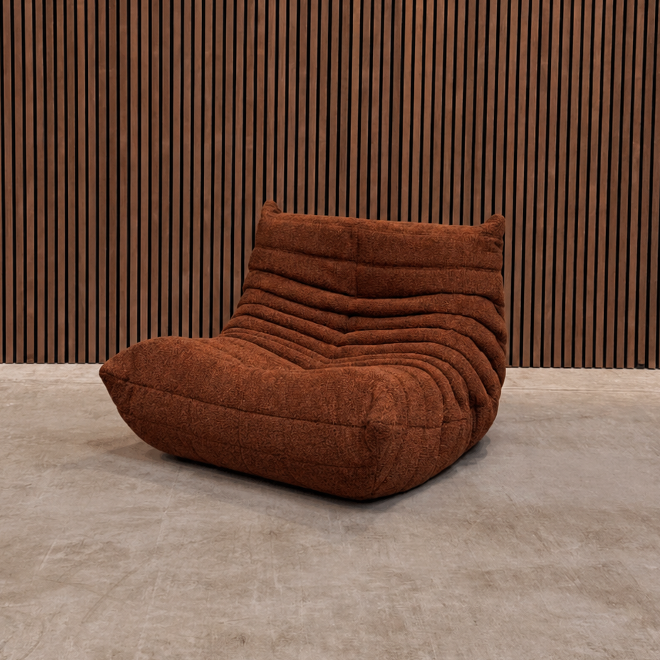 Ligne Roset Togo 1-Seater | Terracotta Wool Blend