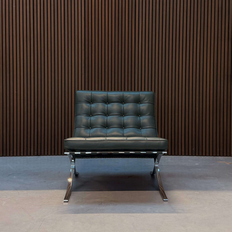 Knoll Barcelona Chair -  Bauhaus Green