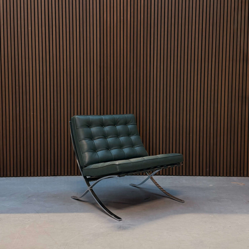 Knoll Barcelona Chair -  Bauhaus Green