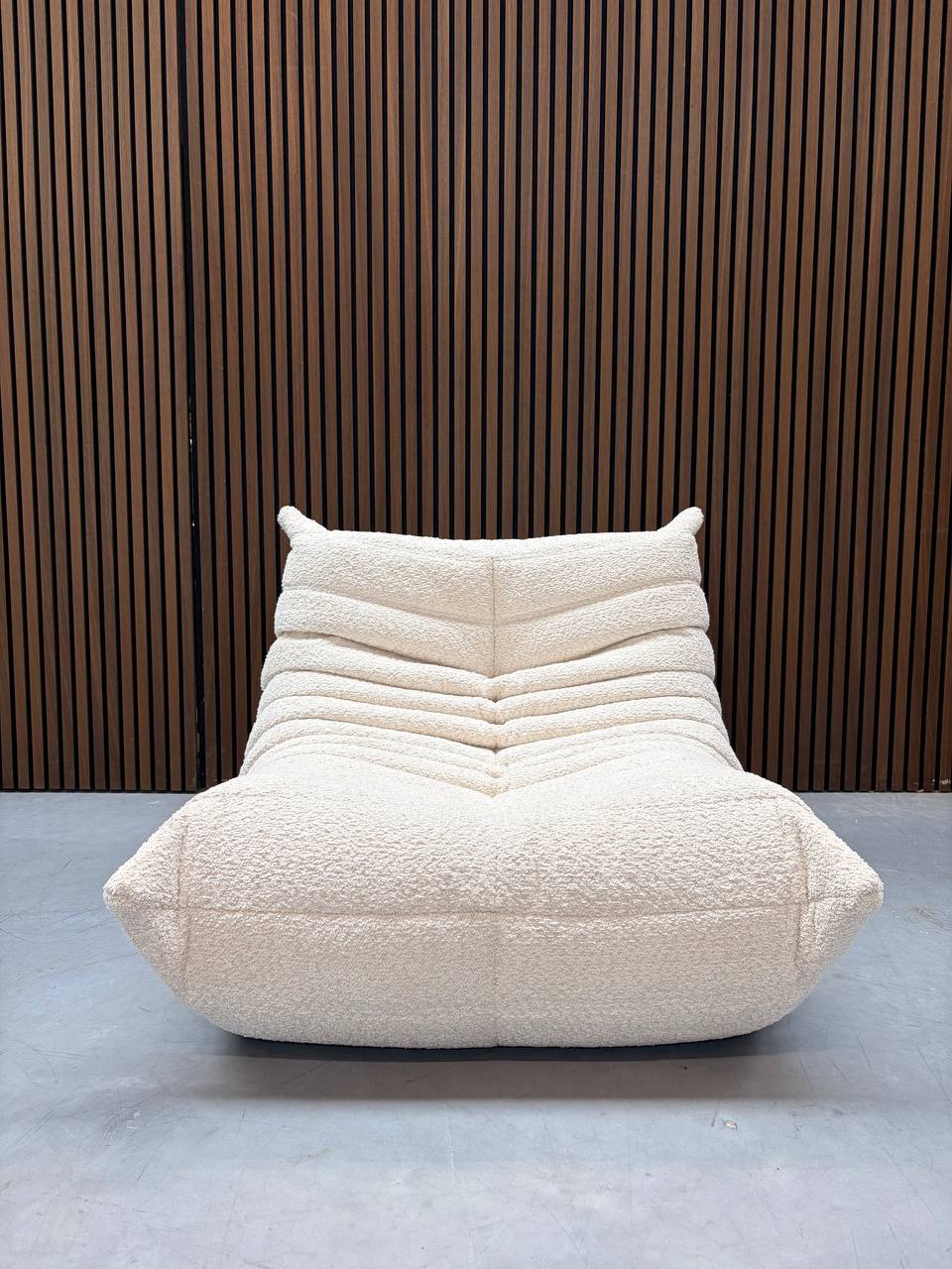 Ligne Roset Togo 1-Seater Sofa – Beige Boucle