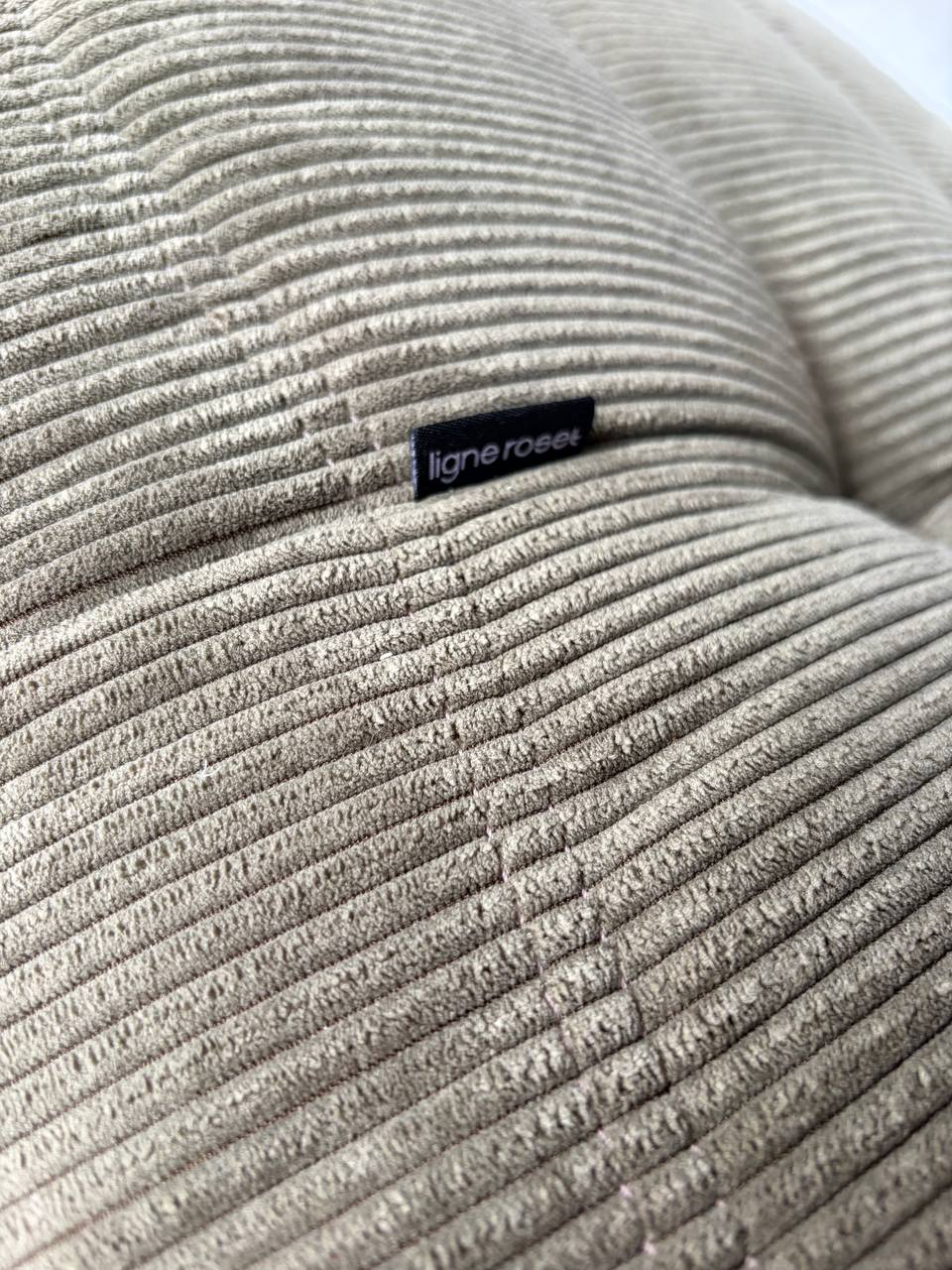 Ligne Roset Togo 1-Seater Sofa – Corduroy Olive Green