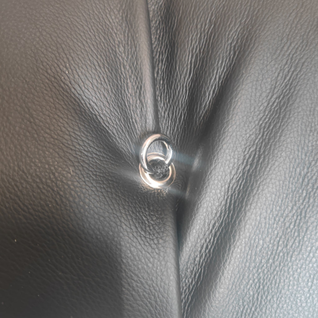 Vintage B&amp;B Italia Camaleonda element  Zwart leder