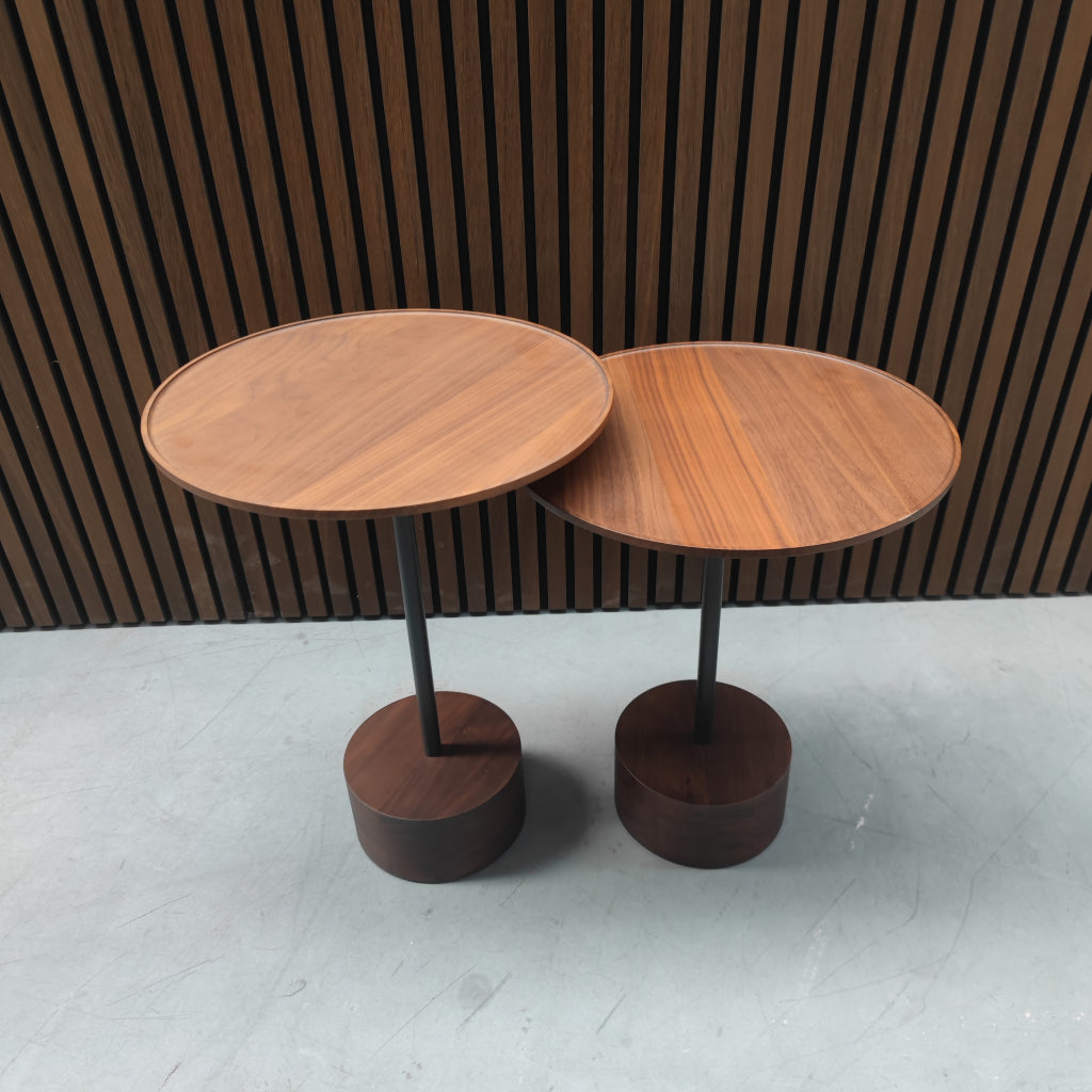 Cassina Occasional table - high American walnut