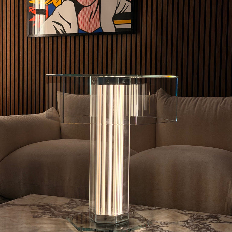 Flos SuperWire T Table Lamp – Glass