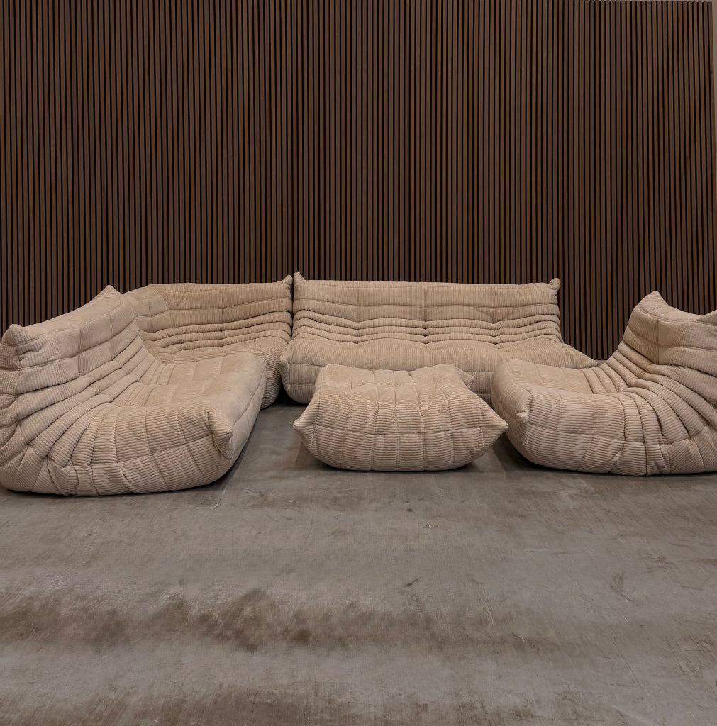 Ligne Roset Togo Modulaire Set | Beige Corduroy