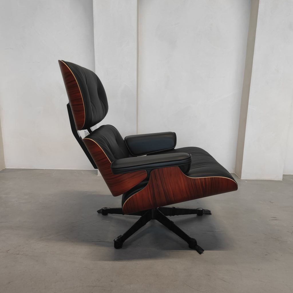 Vitra Eames Lounge Chair  Palisander - Nero F leder