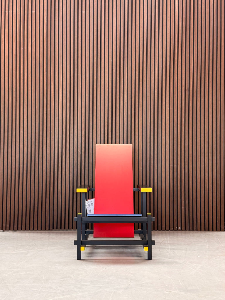 Cassina Red and Blue Chair