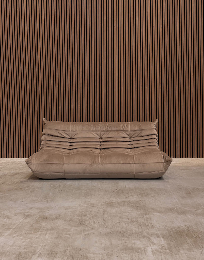 Ligne Roset Togo Large Settee 3-zits | Bruin Velvet