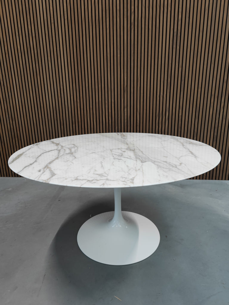 Knoll Saarinen Table 120cm Calacatta Gold (rond)
