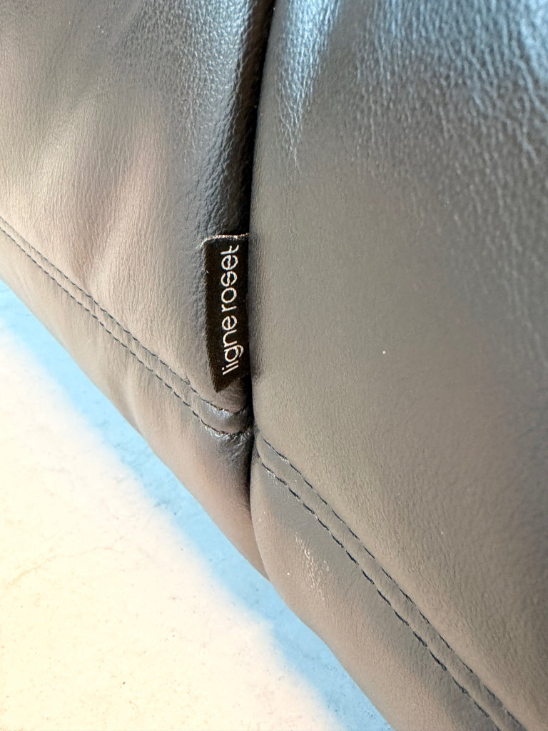 Ligne Roset Togo Large Settee 3-zits | Zwart Leder
