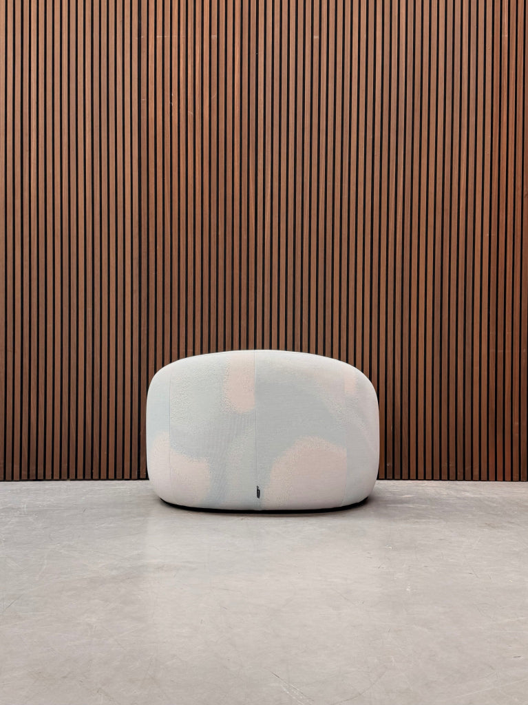Ligne Roset Pumpkin Fauteuil - blauw/wit