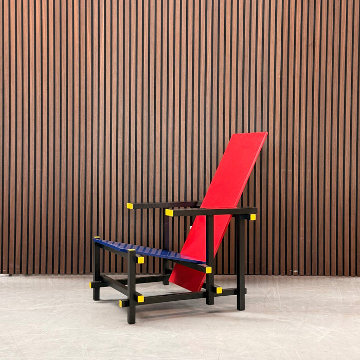 Cassina Red and Blue Stuhl