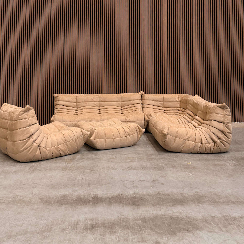 Ligne Roset Togo Modular Set – Beige Alcantara