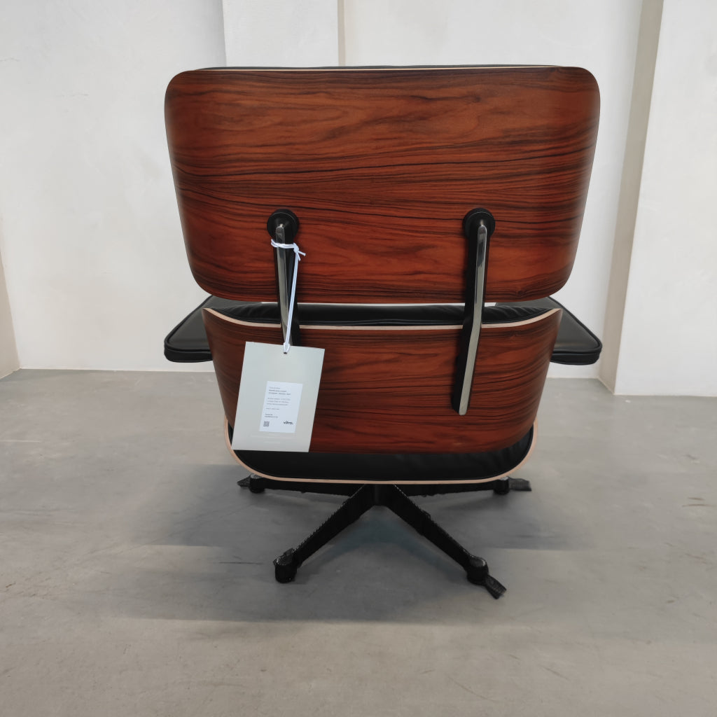 Vitra Eames Lounge Chair  Palisander - Nero F leder