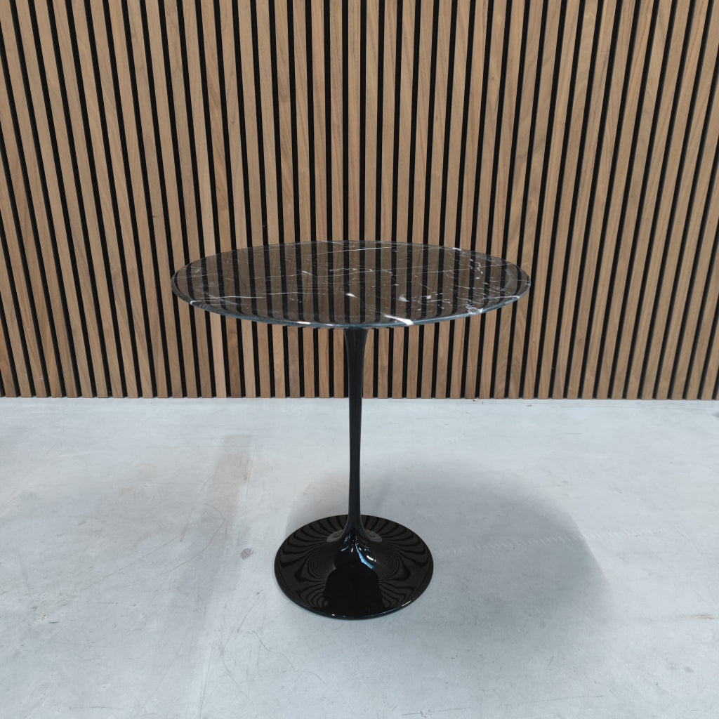 Knoll Saarinen Low Table - Nero Marquina marmer 51cm- bijzet