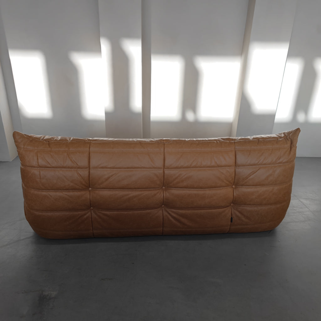 Ligne Roset Togo Large Settee 3-zits | Camel Leder